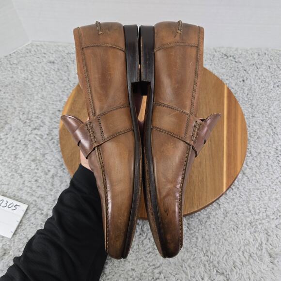 M.Gemi Men 42 The Volo Due Tan Brown Leather Casual Lifestyle Daily Penny Loafer main image 8